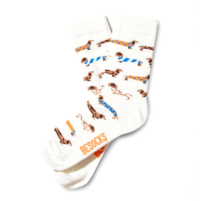 Calcetines Besocks - BePets Offwhite 🐶🌭