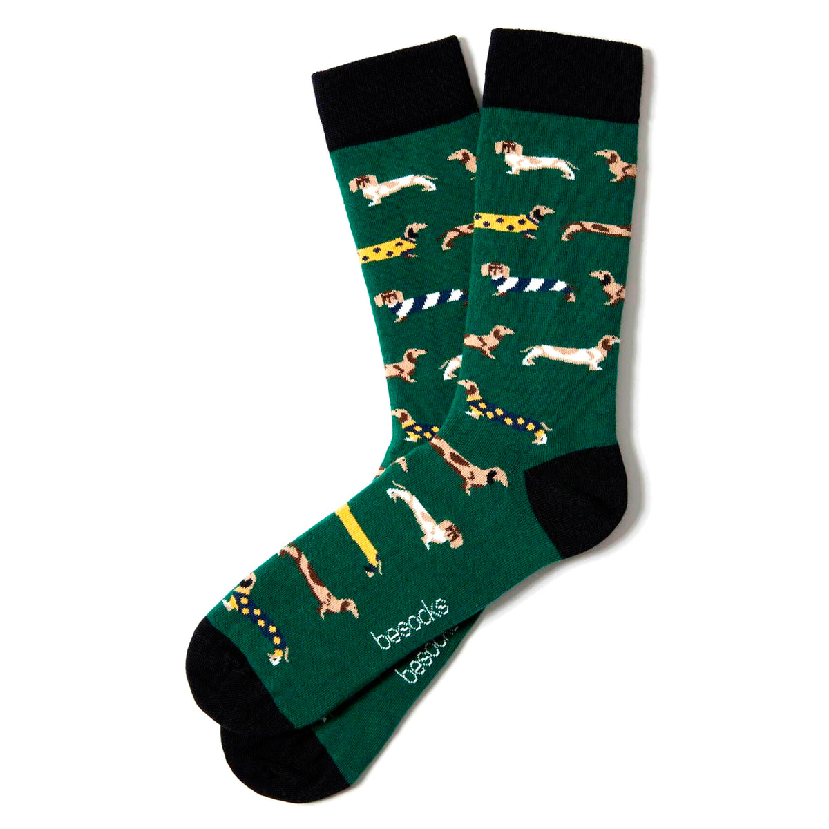 Calcetines Besocks - BePets Green 🐶🌭