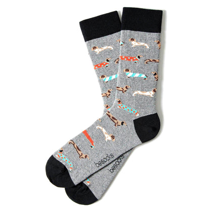Calcetines Besocks - BePets Grey 🐶🌭