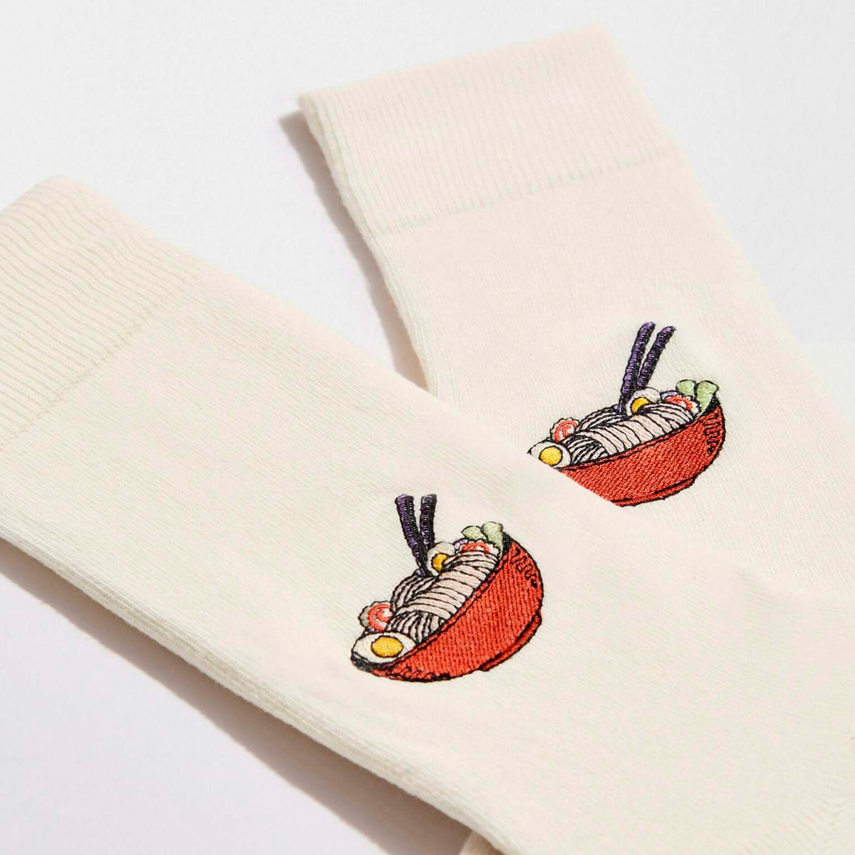 Calcetines Besocks - BeRamen Embroidered 🍜