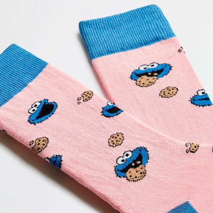 Calcetines Besocks - BeSesameStreet Cookie Monster Pink 🍪