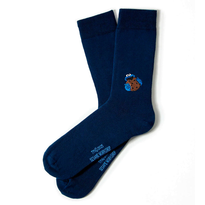 Calcetines Besocks - BeSesameStreet Cookie Monster Embroidered 🍪