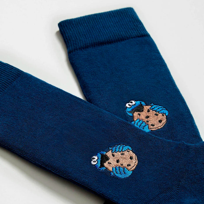 Calcetines Besocks - BeSesameStreet Cookie Monster Embroidered 🍪