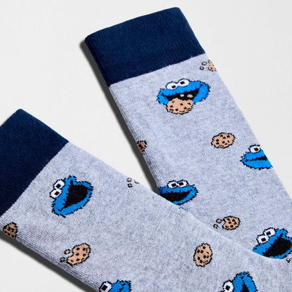 Calcetines Besocks - BeSesameStreet Cookie Monster Grey 🍪