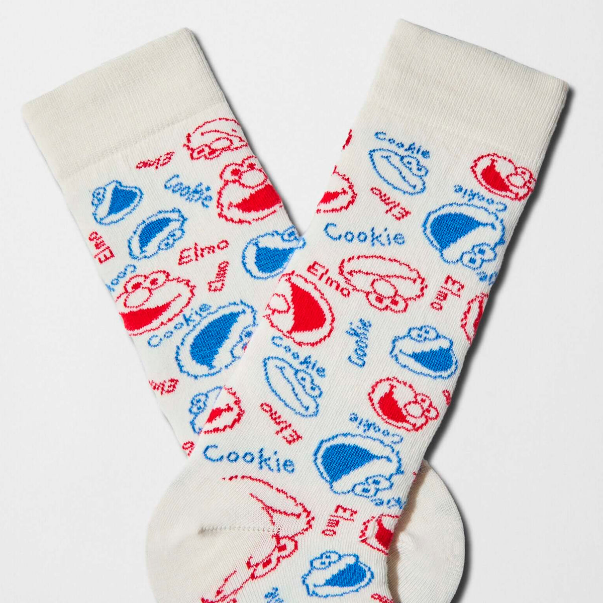 Calcetines Besocks - BeSesameStreet Elmo &amp; Cookie Faces