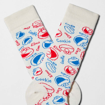 Calcetines Besocks - BeSesameStreet Elmo &amp; Cookie Faces