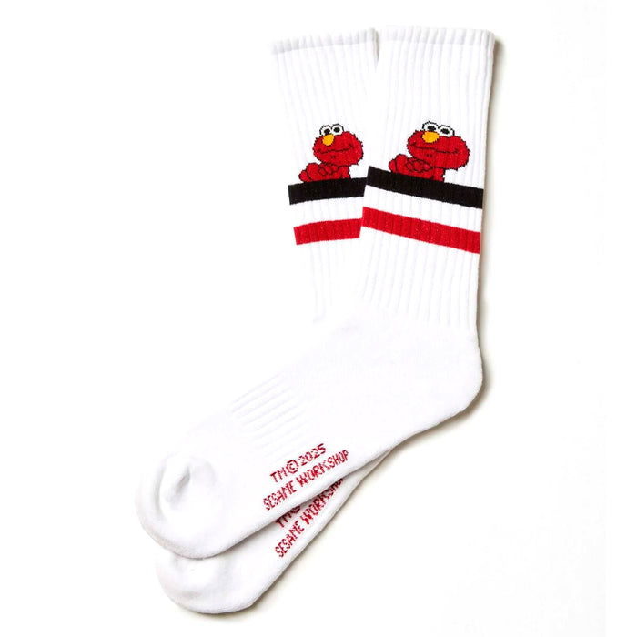 Calcetines Besocks - BeSesameStreet Elmo White
