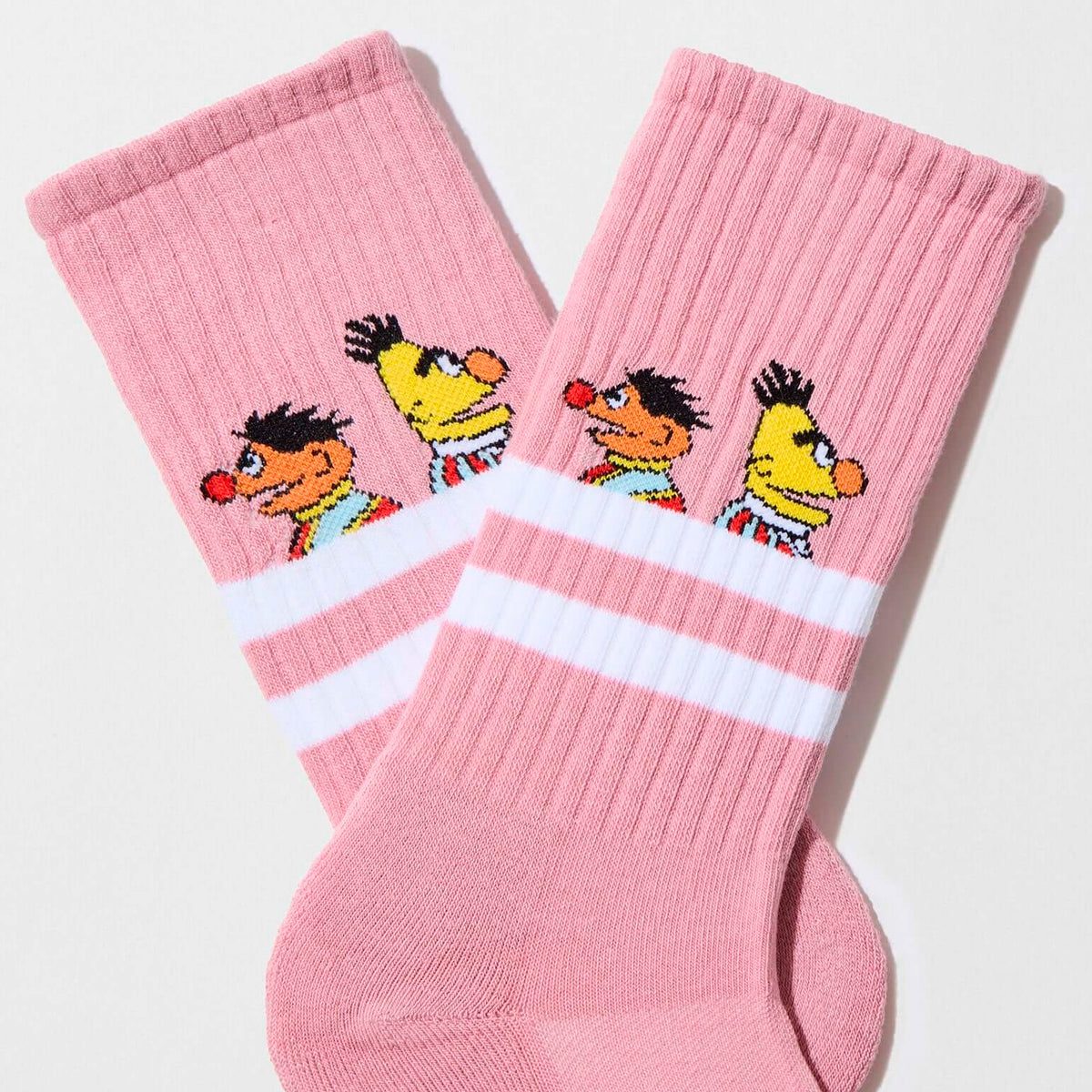 Calcetines Besocks - BeSesameStreet Epi &amp; Blas Pink