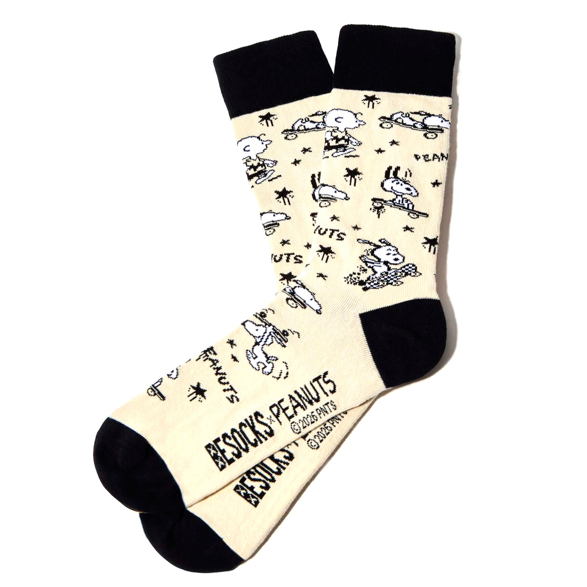 Calcetines Besocks - BeSnoopy Skate Beige 🛹