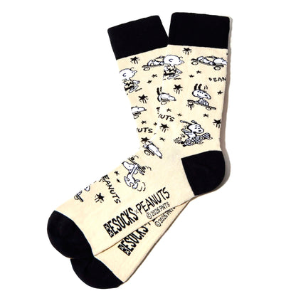 Calcetines Besocks - BeSnoopy Skate Beige 🛹