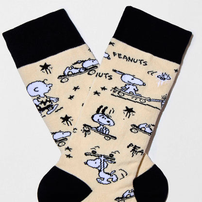 Calcetines Besocks - BeSnoopy Skate Beige 🛹