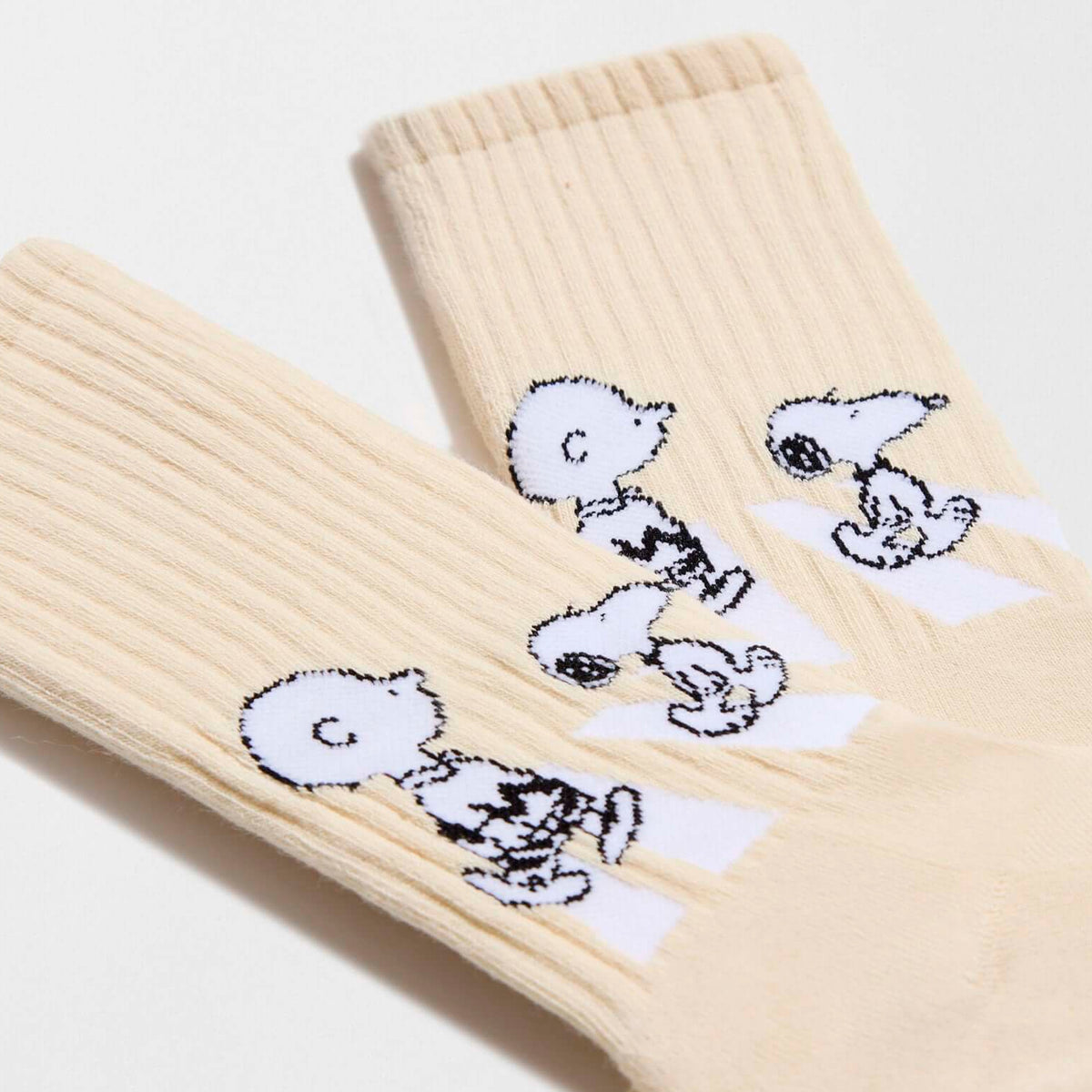 Calcetines Besocks - BeSnoopy Walk Beige