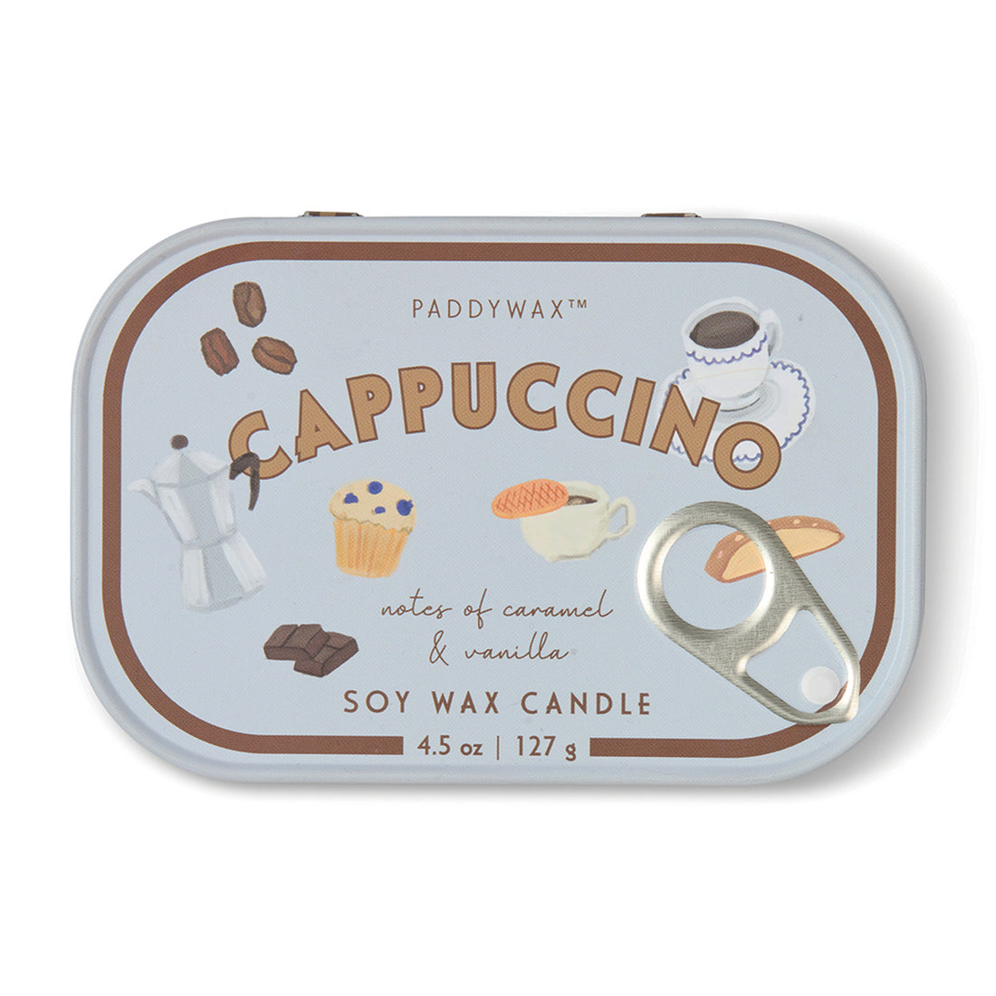 Vela en lata Paddywax - Cappuccino ☕