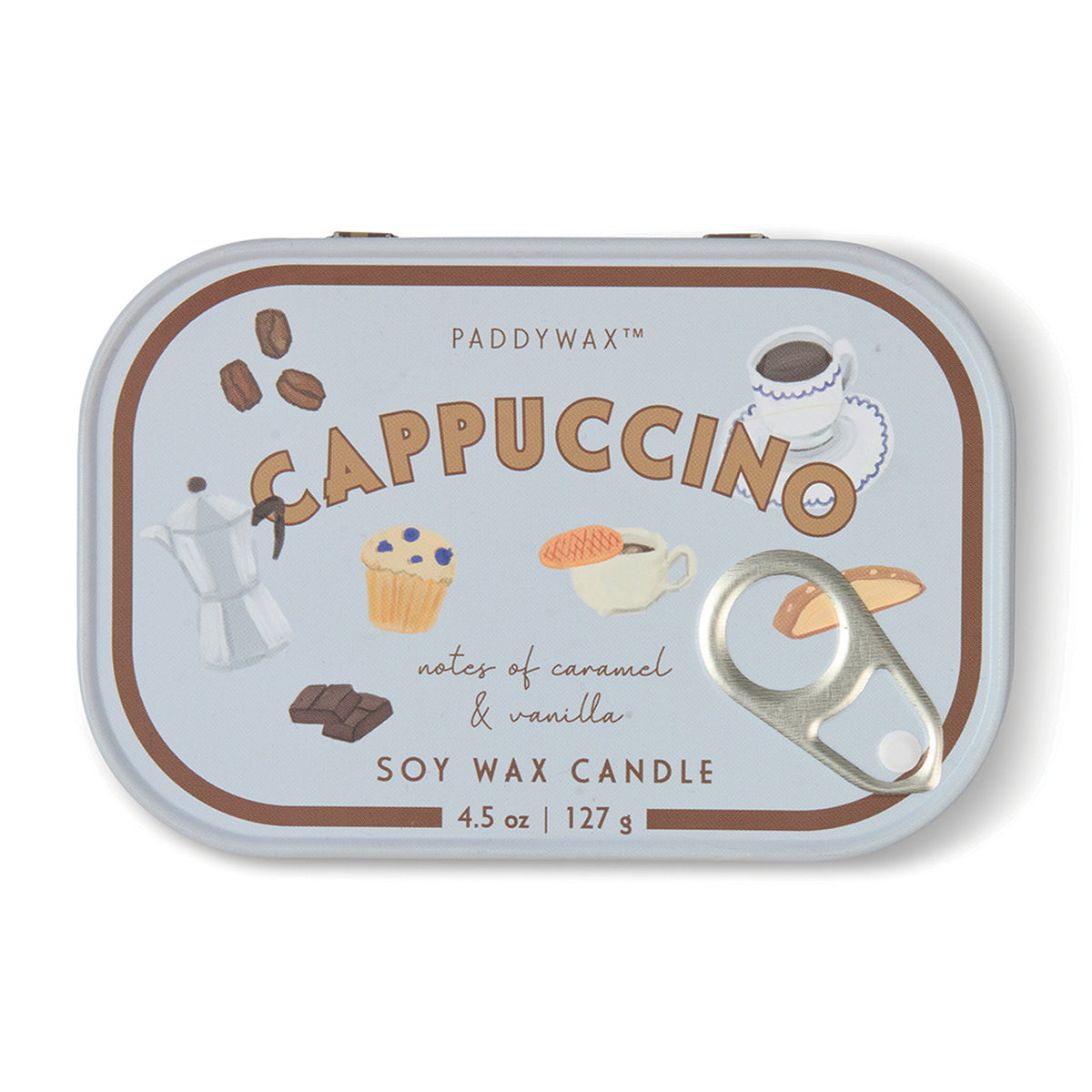 Vela en lata Paddywax - Cappuccino ☕