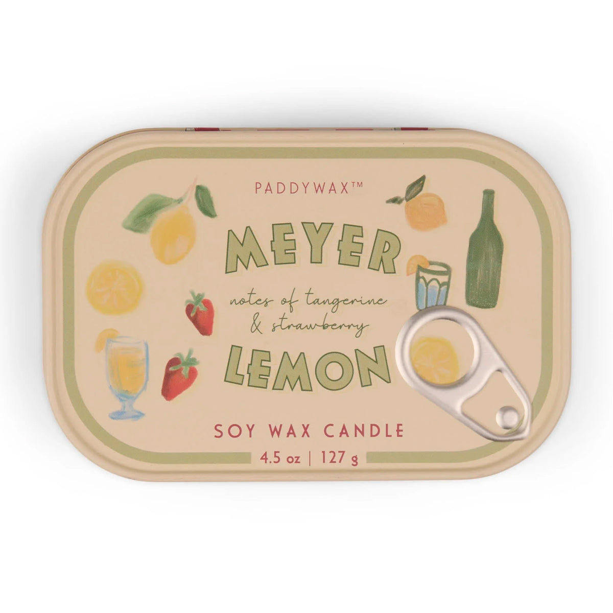 Vela en lata Paddywax - Limón Meyer 🍋