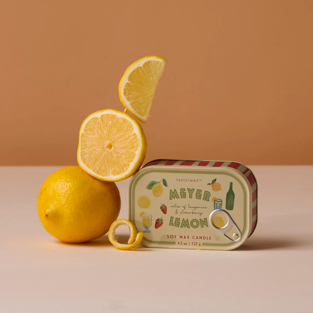 Vela en lata Paddywax - Limón Meyer 🍋