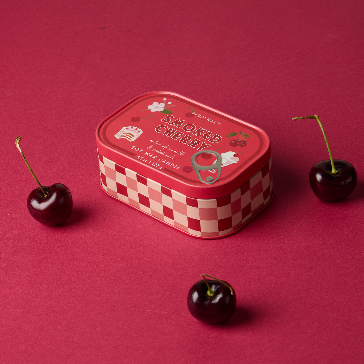 Vela en lata Paddywax - Cereza Ahumada 🍒