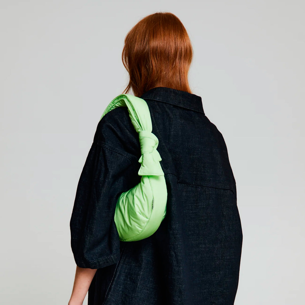 Bolso Lefrik - Biwa Micro Puffy Lime