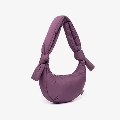Bolso Lefrik - Biwa Micro Puffy Plum
