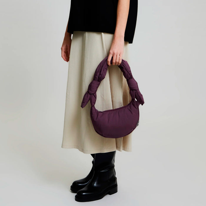 Bolso Lefrik - Biwa Micro Puffy Plum