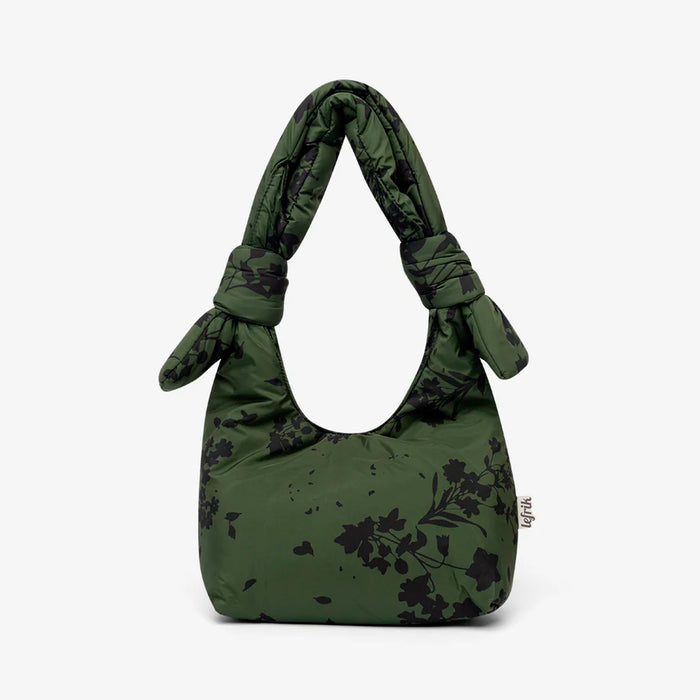 Bolso Lefrik - Biwa Mini Puffy Floral Green