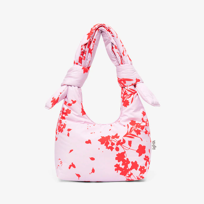 Bolso Lefrik - Biwa Mini Puffy Floral Pink