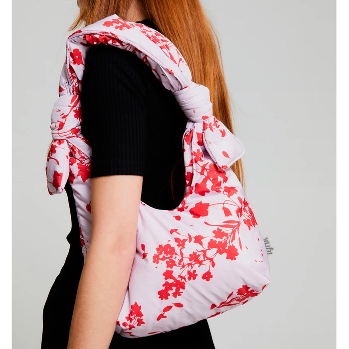 Bolso Lefrik - Biwa Mini Puffy Floral Pink