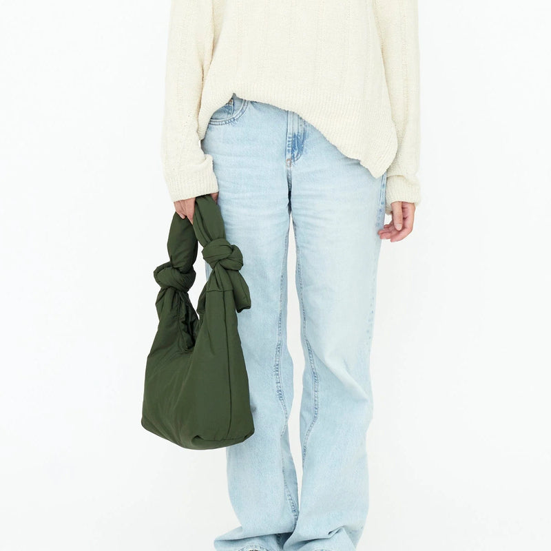 Bolso Lefrik - Biwa Mini Puffy Green