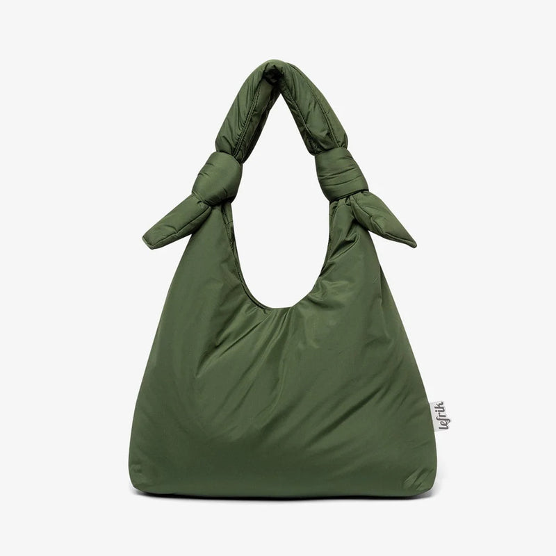 Bolso Lefrik - Biwa Puffy Green