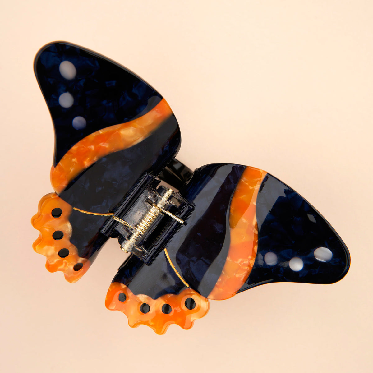 Pinza para el pelo - Mariposa negra