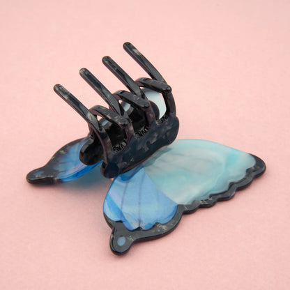 Pinza para el pelo - Mariposa azul