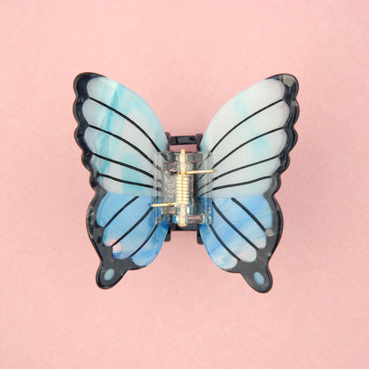 Pinza para el pelo - Mariposa azul