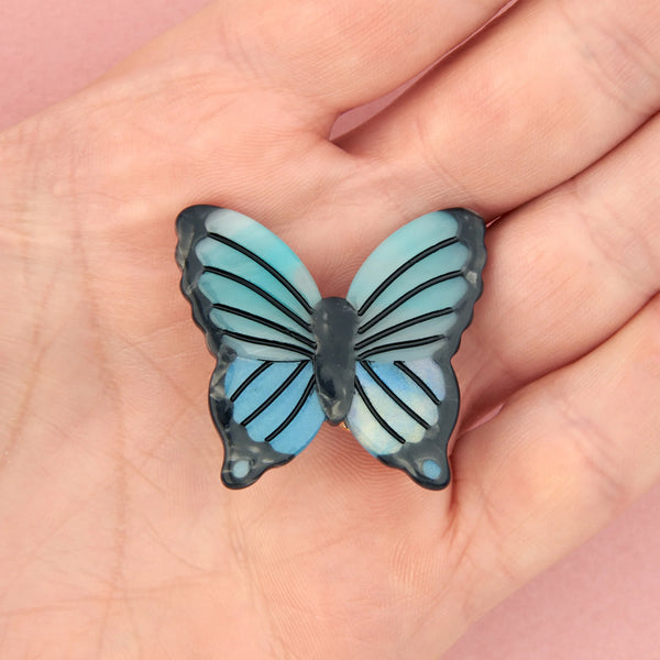 Pasador de pelo - Mariposa azul