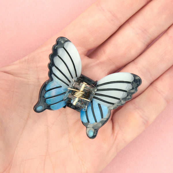 Minipinza para el pelo - Mariposa azul