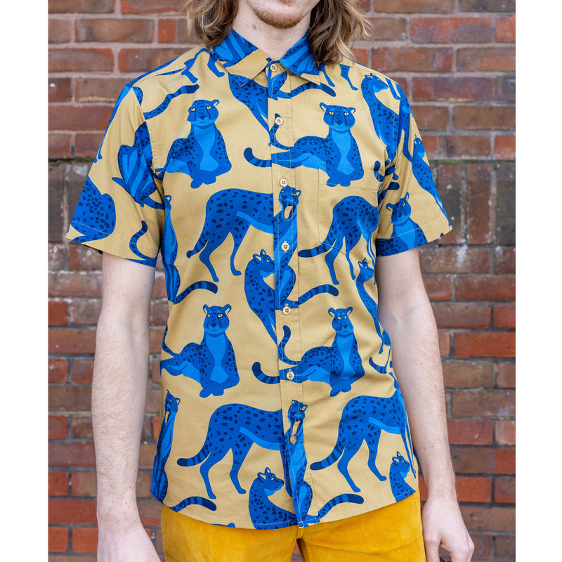 Camisa - Blue Leopard 🐆