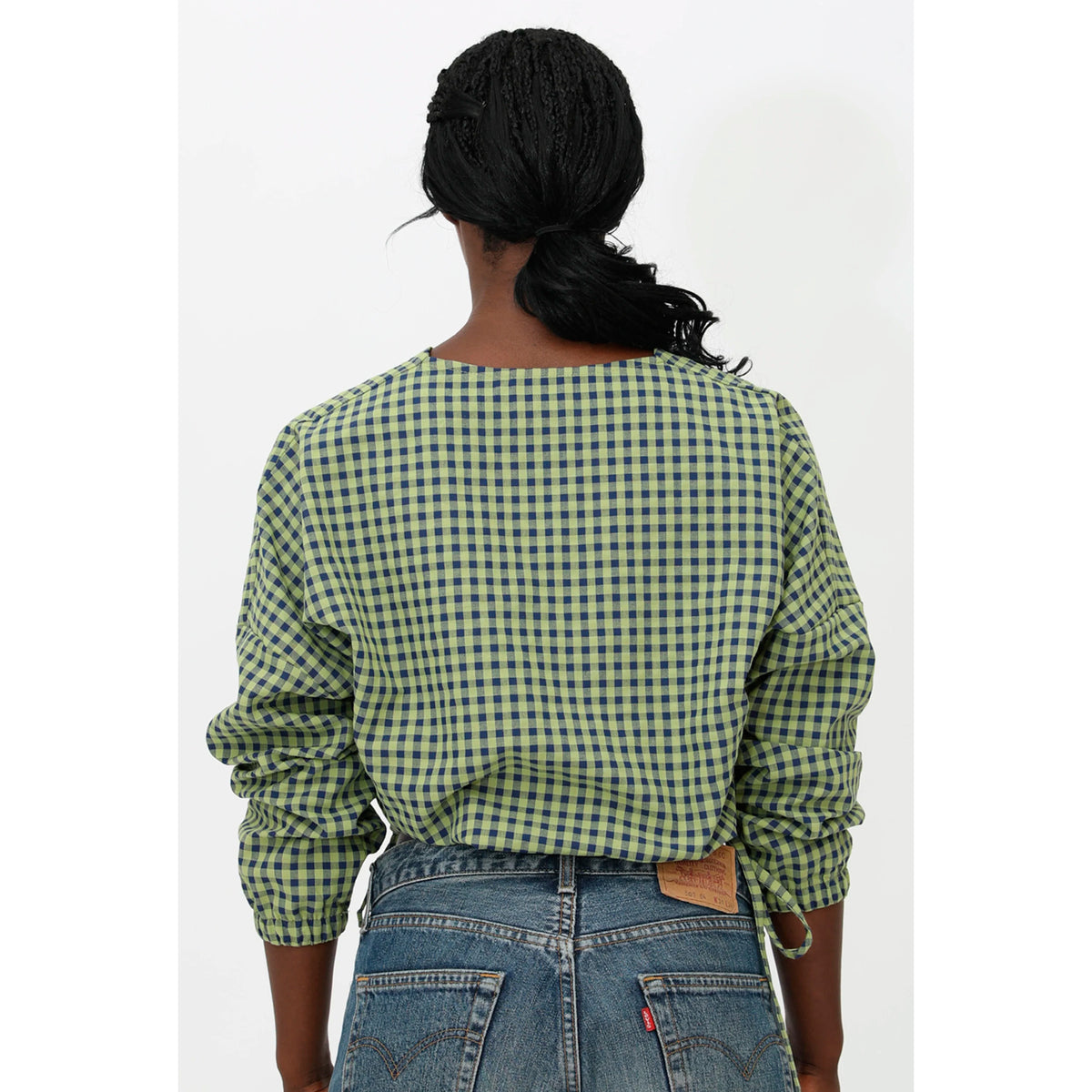 Blusa Casa Peseta - Molina Vichy Oliva