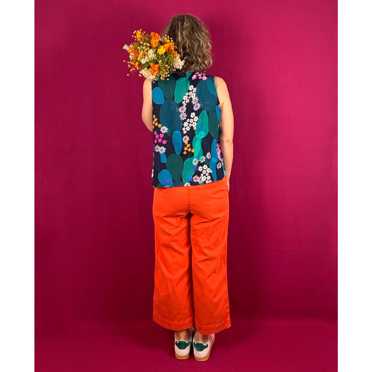 Blusa La Compiano - Mona Cactus Florido