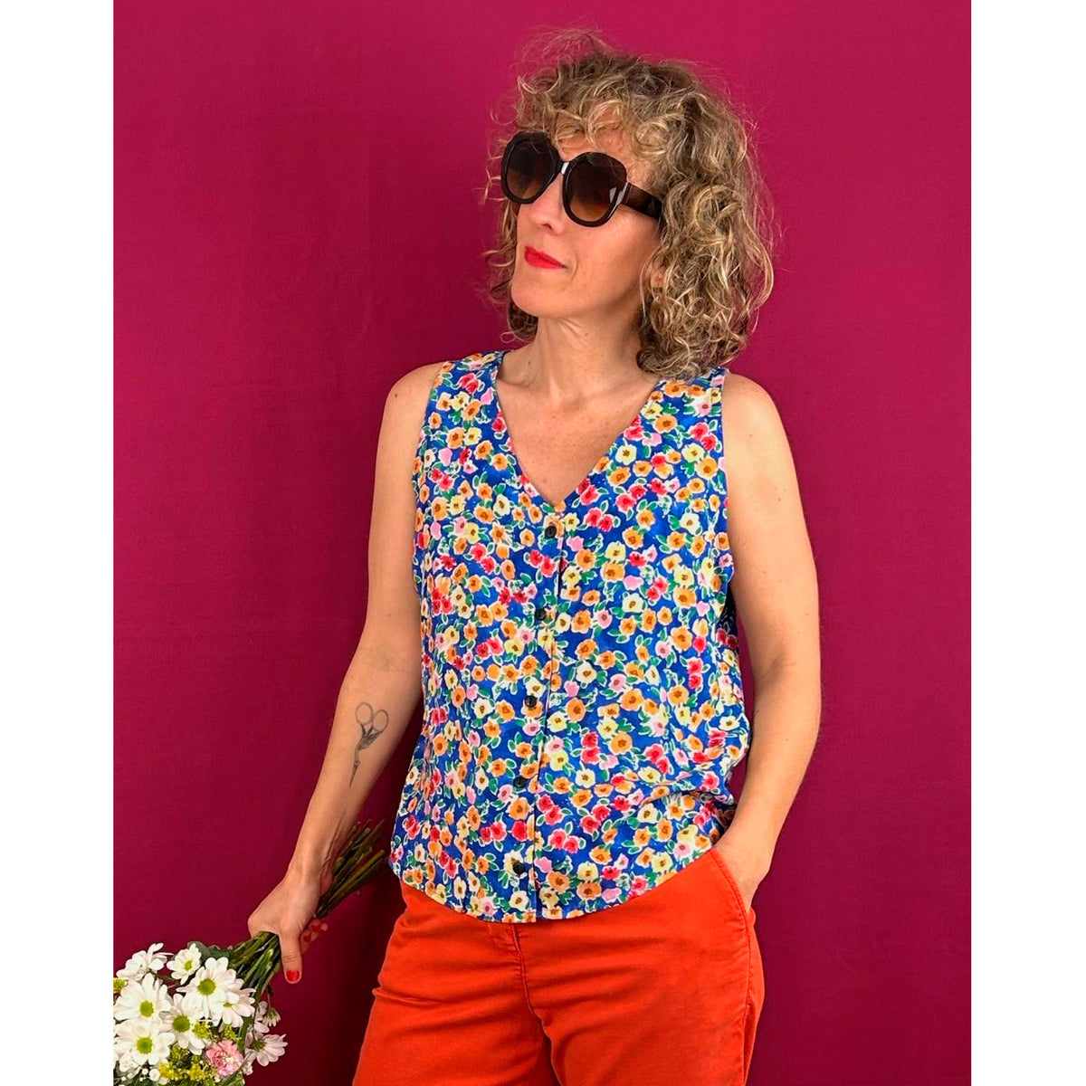 Blusa La Compiano - Mona Enredadera Floretas