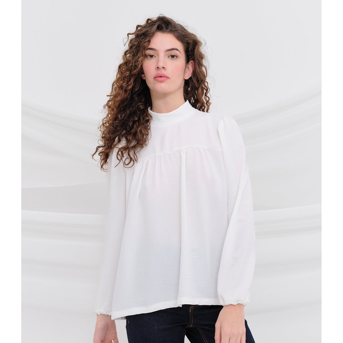 Blusa Béhulah - Nasak Blanco