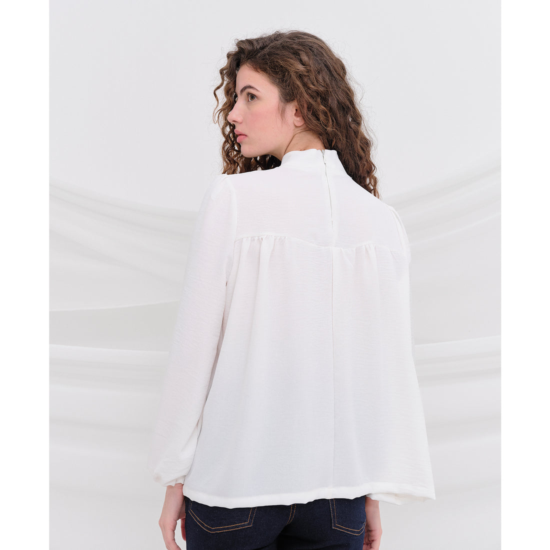 Blusa Béhulah - Nasak Blanco