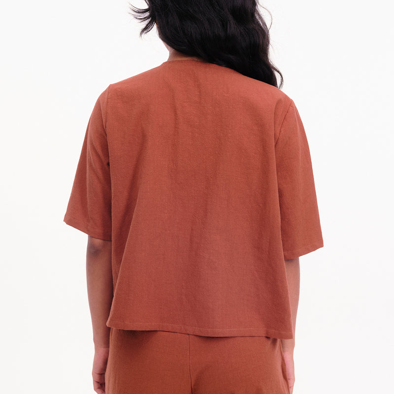 Blusa Béhulah - Treves Marrón