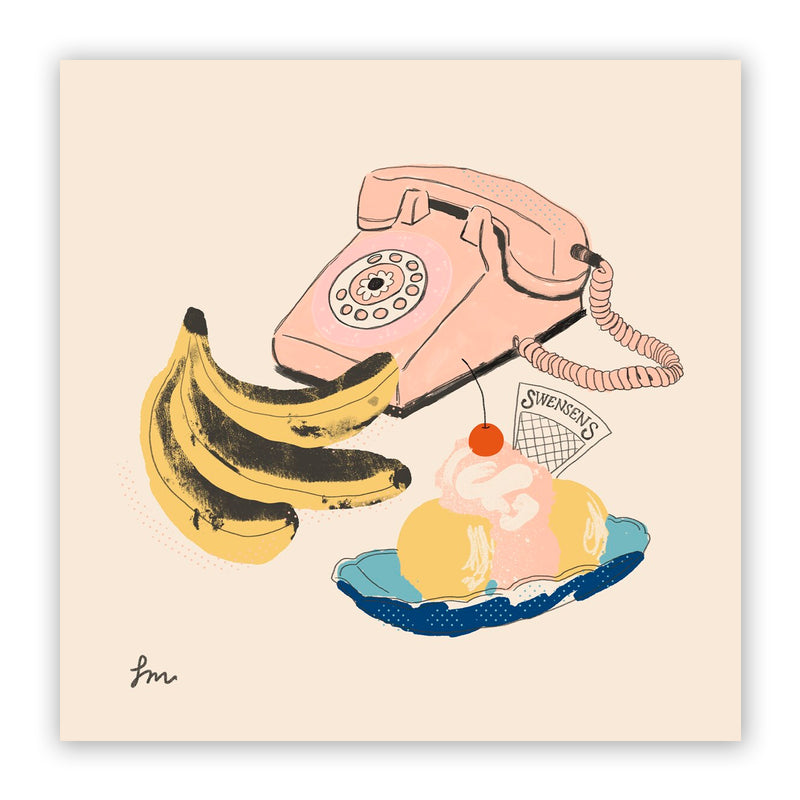 Print de Sara Marcos - "Bodegón Teléfono"