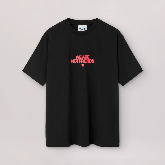 Camiseta We Are Not Friends - Bold Love Black