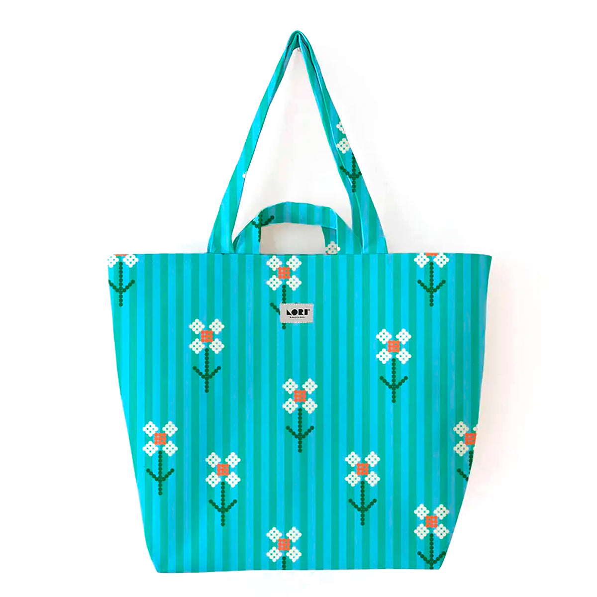Bolso de Asas Lori Barcelona - Stripe &amp; Bloom B