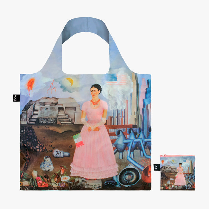 Bolsa - Frida Kahlo Autorretrato en la frontera entre México y Estados Unidos