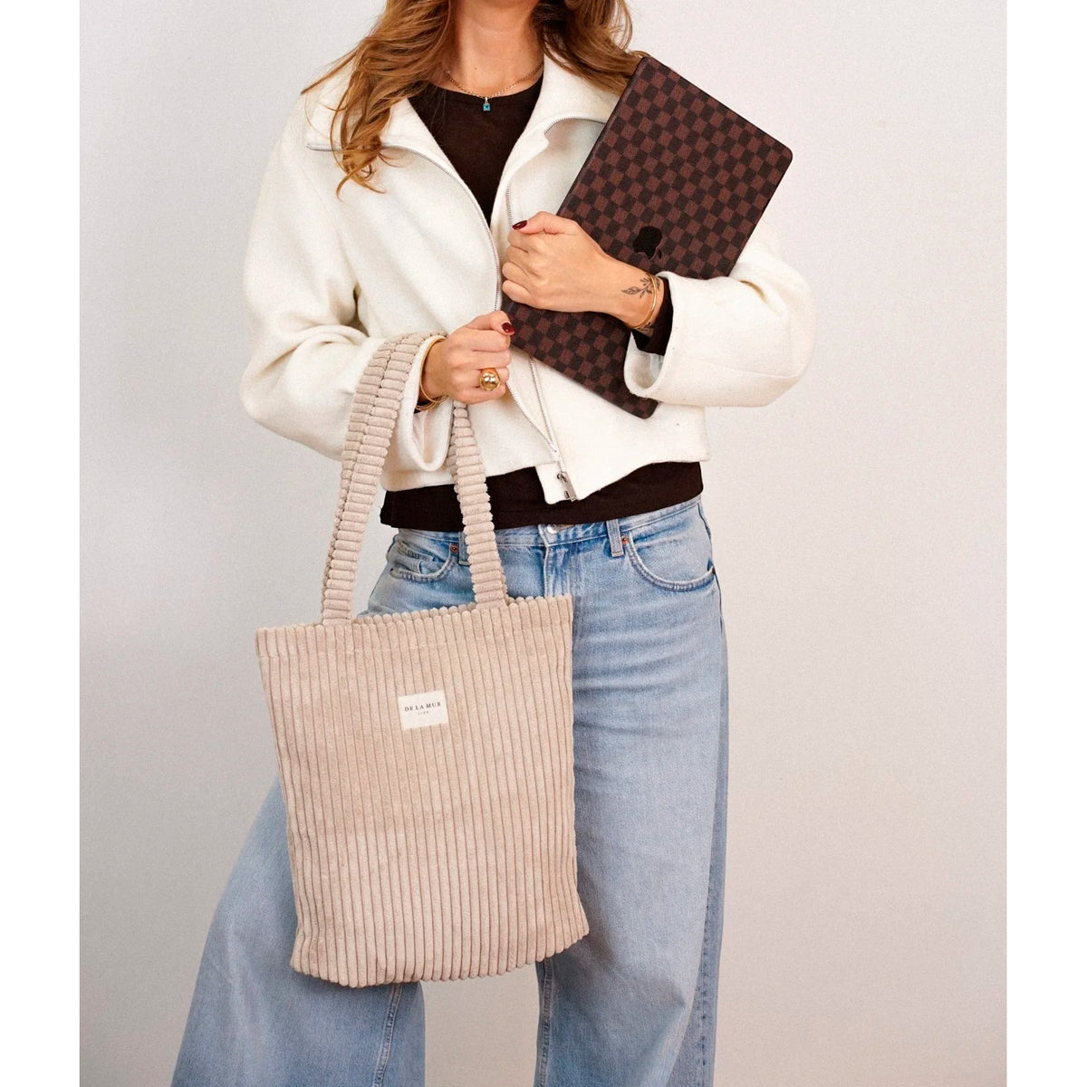 Bolsa De La Mur - Cremallera Moka