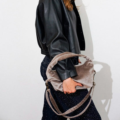 Bolso De La Mur - Fiesta Mediano Choco