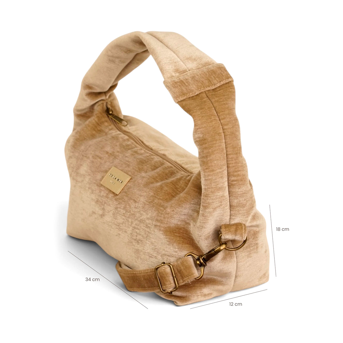 Bolso De La Mur - Fiesta Mediano Golden
