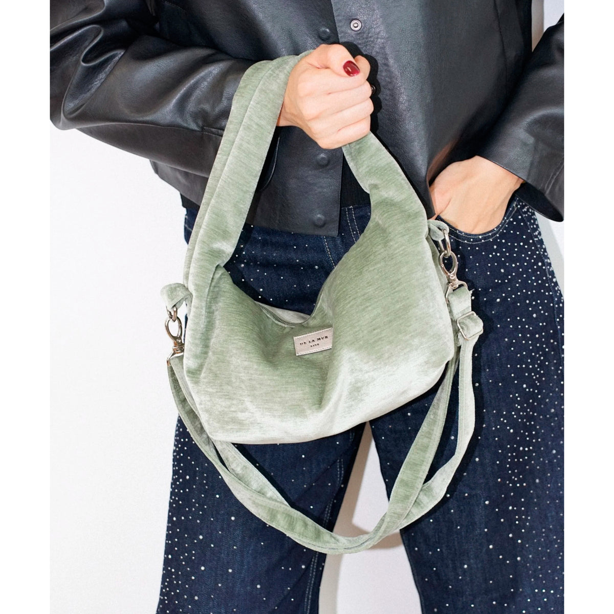 Bolso De La Mur - Fiesta Mediano Menta