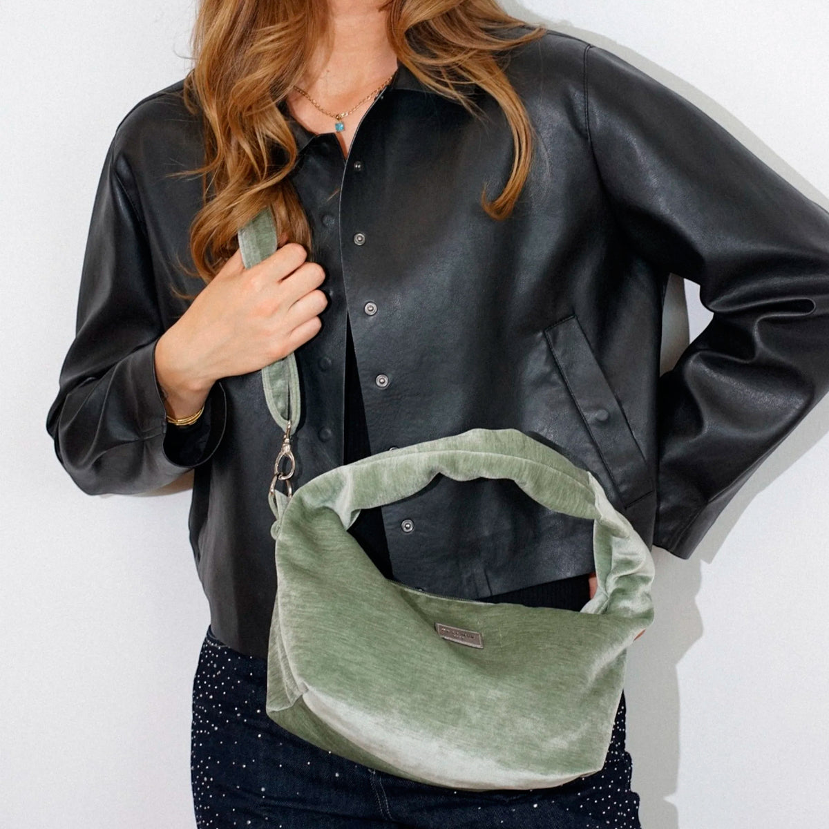 Bolso De La Mur - Fiesta Mediano Menta